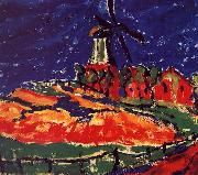 Erich Heckel Windmill, Dangast oil painting on canvas
